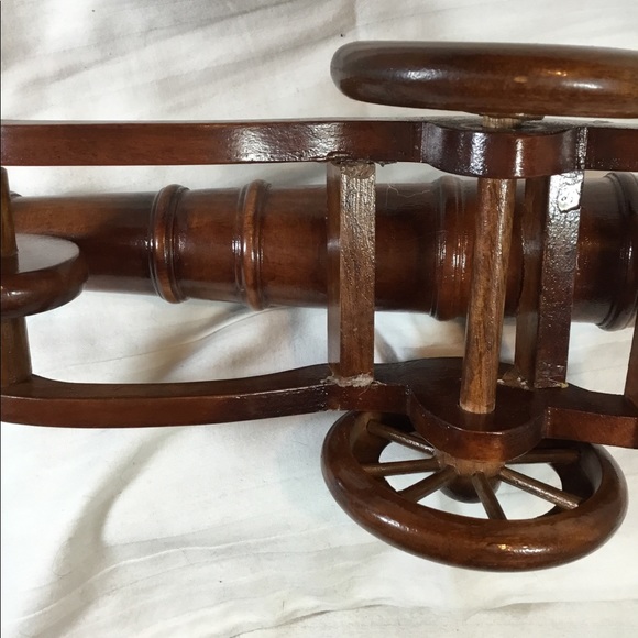 Wood carved cannon - Picture 4 of 4